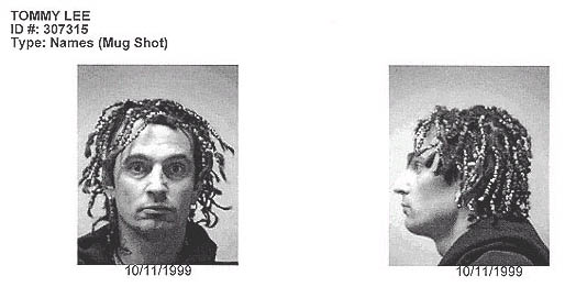 Tommy Lee Mugshot