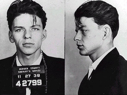 Frank Sinatra Mugshot